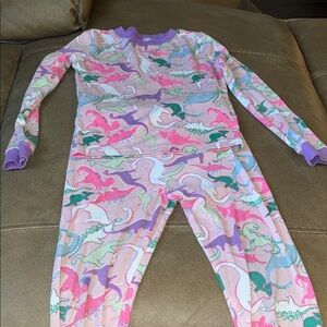 Colorful Dinosaur Kids Pajama Set